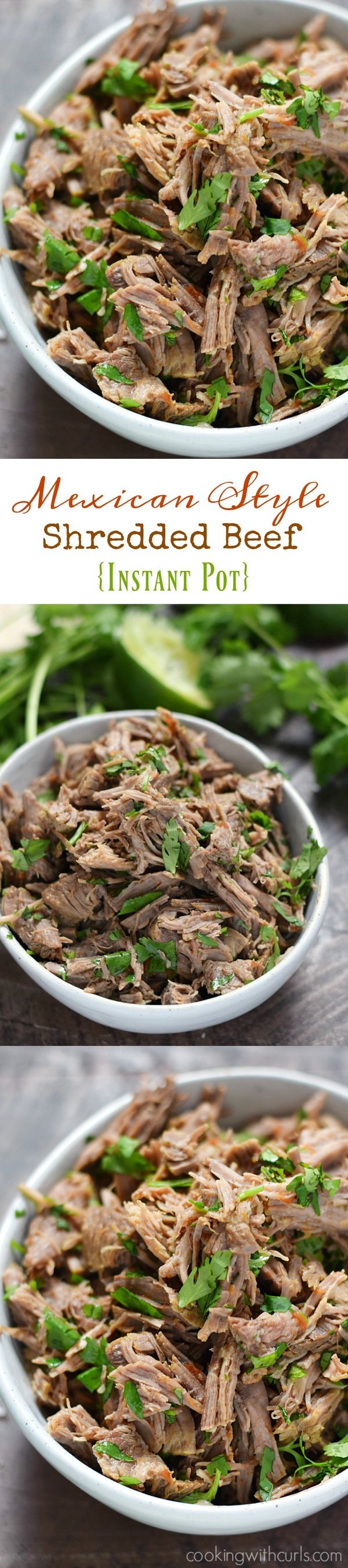 Mexican Style Shredded Beef (Instant Pot