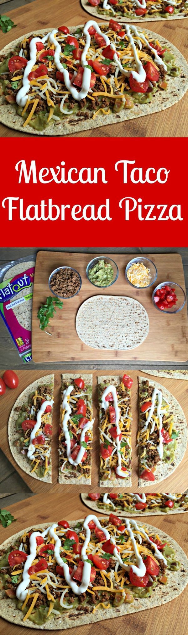 Mexican Taco Flatbread Pizza