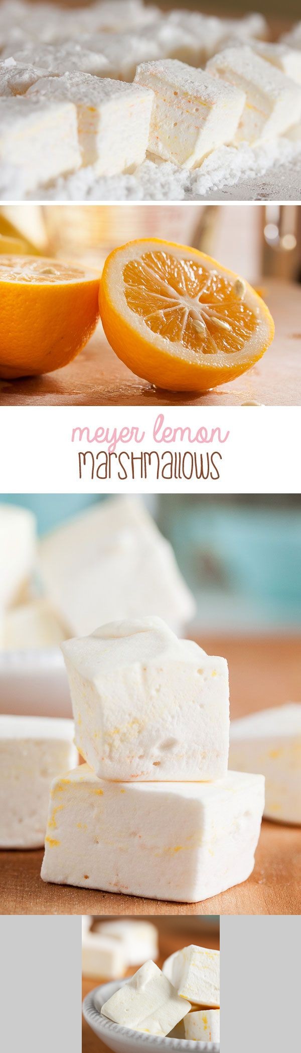 Meyer lemon marshmallows