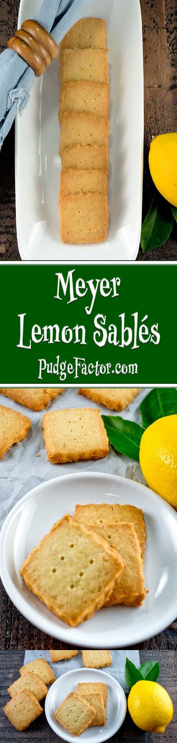 Meyer Lemon Sablés