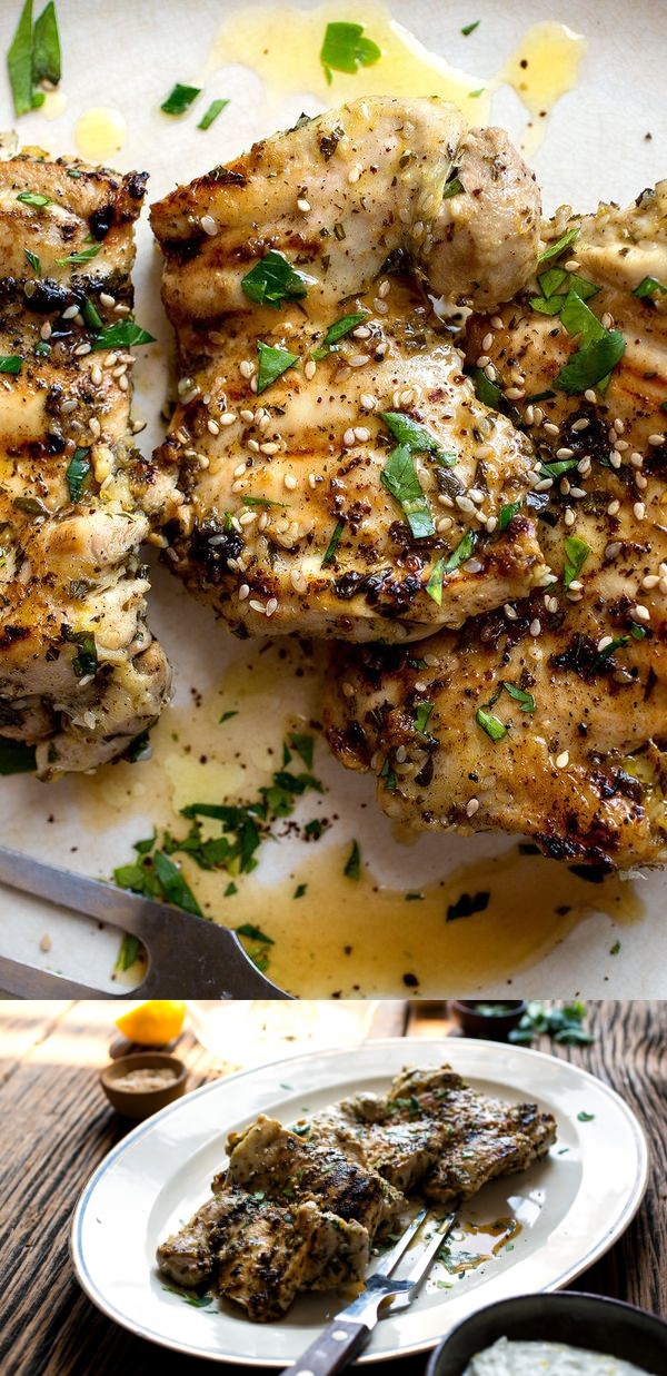 Middle Eastern Herb and Garlic Chicken