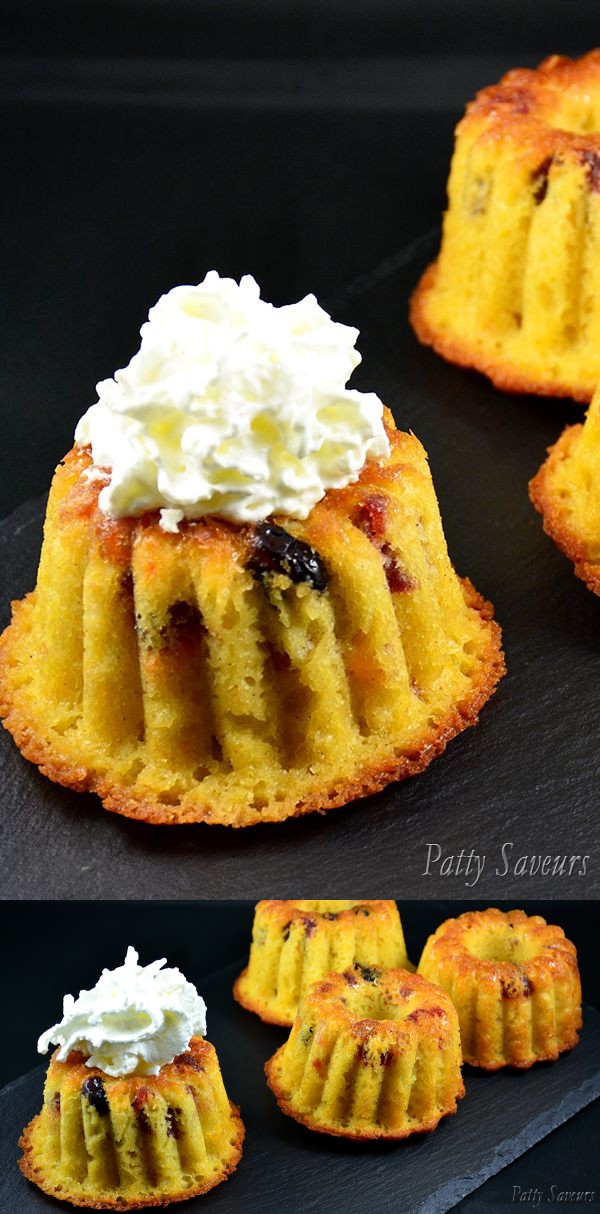 Mini Candied Fruit Christmas Bundt Cake