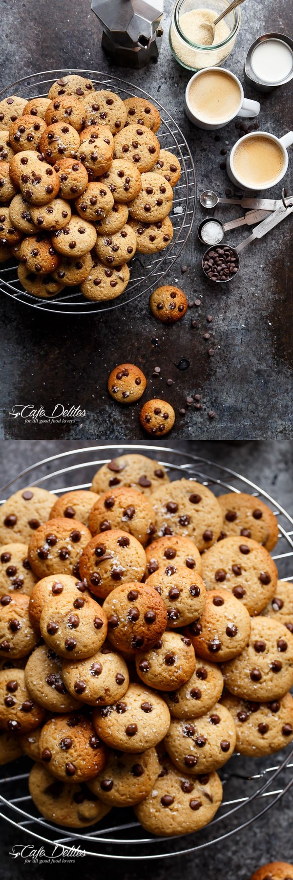 Mini Chocolate Chip Greek Yogurt Cookie Bites