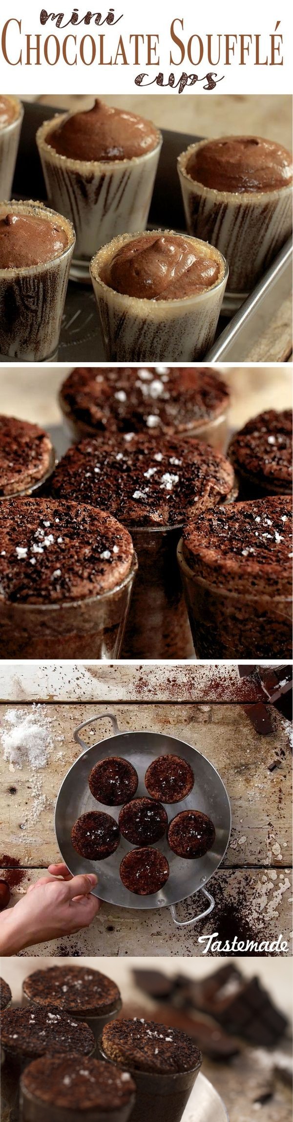 Mini Chocolate Soufflé Cups