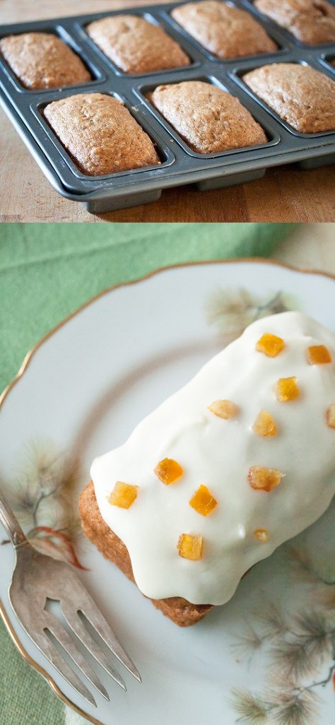 Mini Holiday Gingerbread Loaves