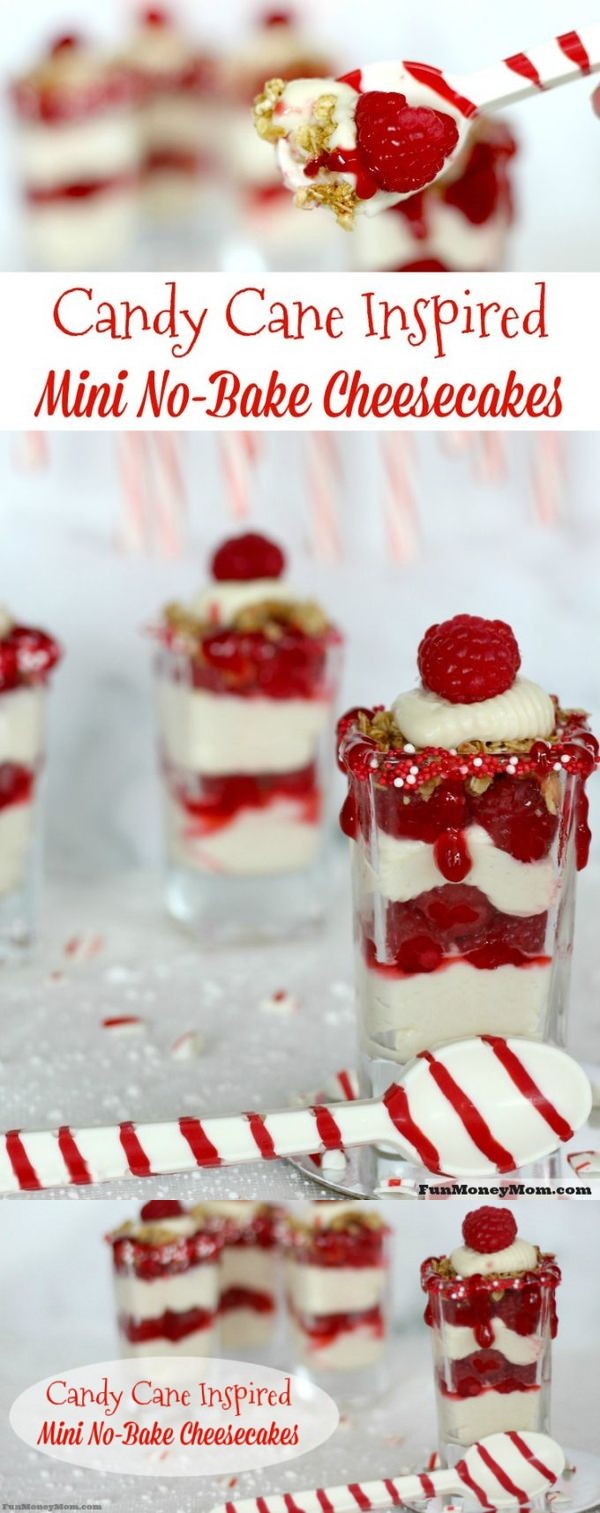 Mini Raspberry Cheesecake Shooters