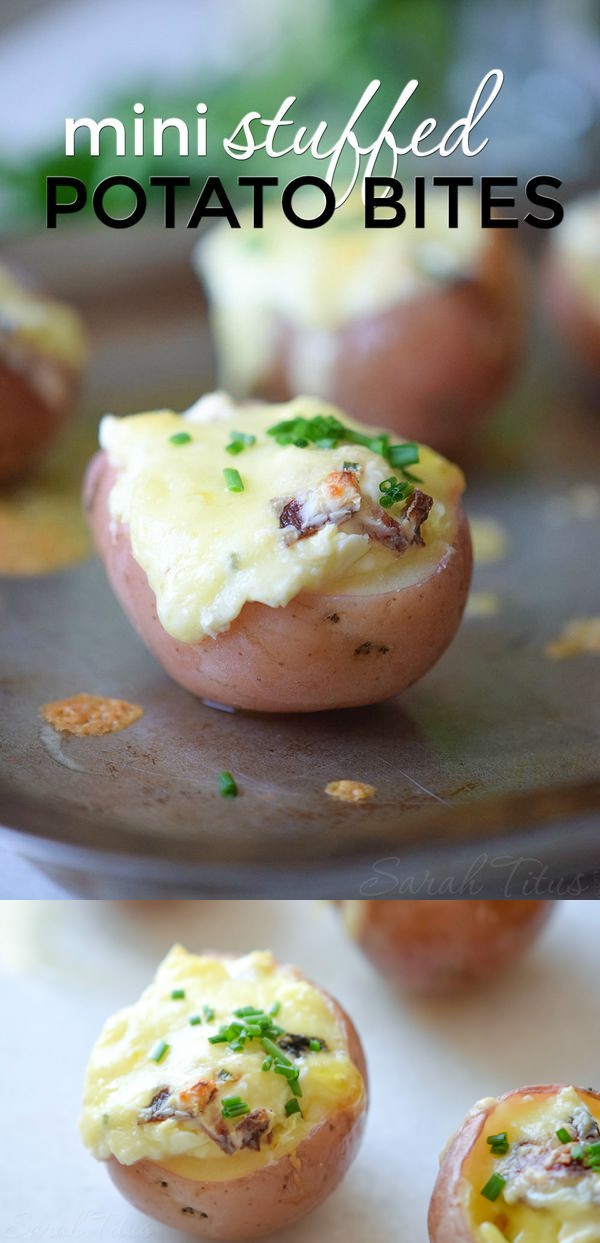 Mini Stuffed Potato Bites