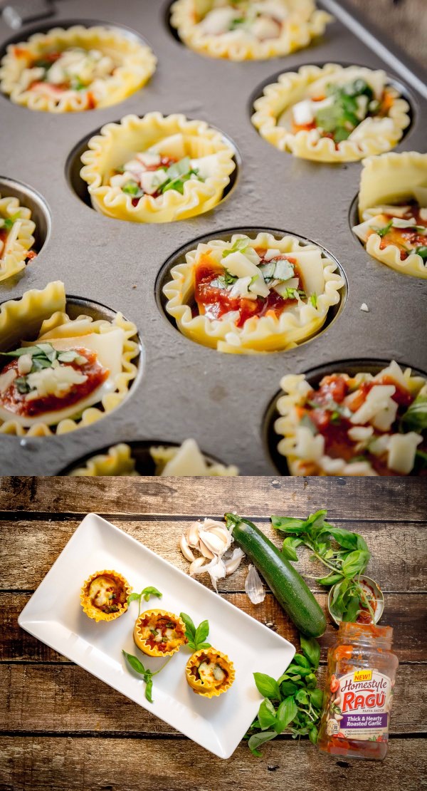 Mini Veggie Lasagna Cups