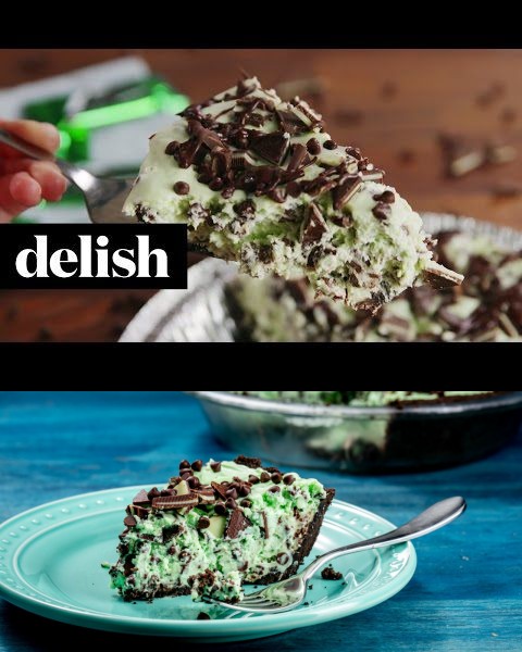 Mint Chocolate Chip Pie