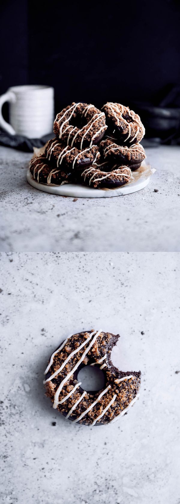 Mocha Crunch Donuts