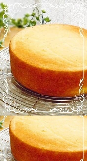 Moist and Fluffy Sponge Cake (Genoise Sponge Cake