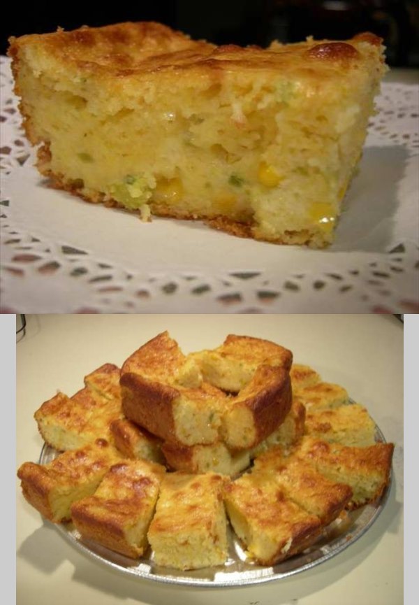 Moist Mexican Cornbread