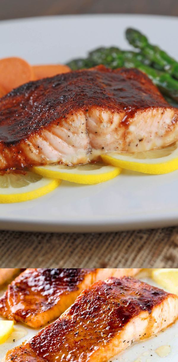 Molasses Glazed Salmon