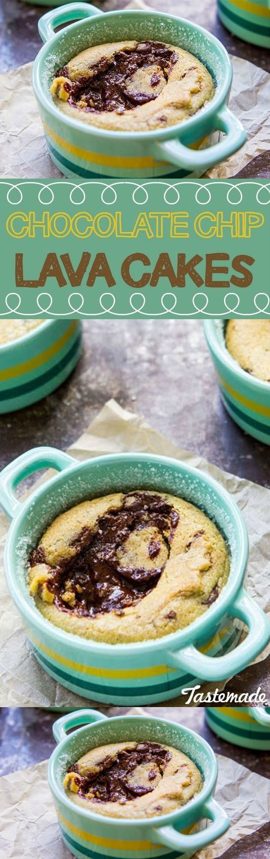 Molten Chocolate Chip Cookies