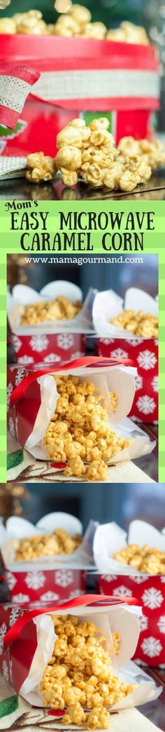 Mom's Easy Microwave Caramel Corn