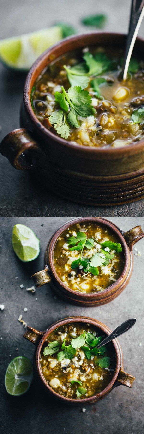 Mushroom Poblano Posole Verde