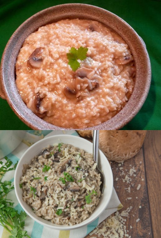 Mushroom Risotto in Pressure Cooker