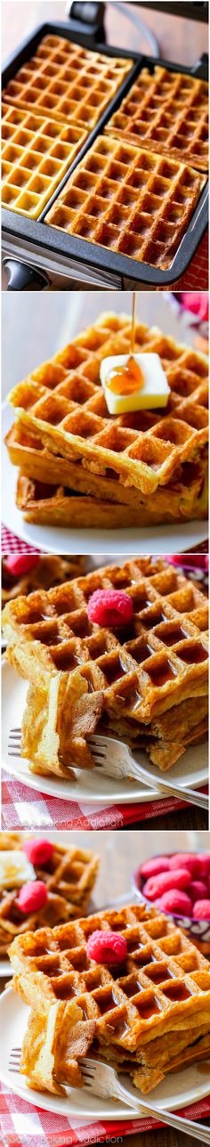 My Favorite Buttermilk Waffles