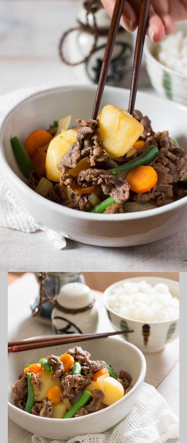 Nikujaga - Japanese Beef and Potatoes