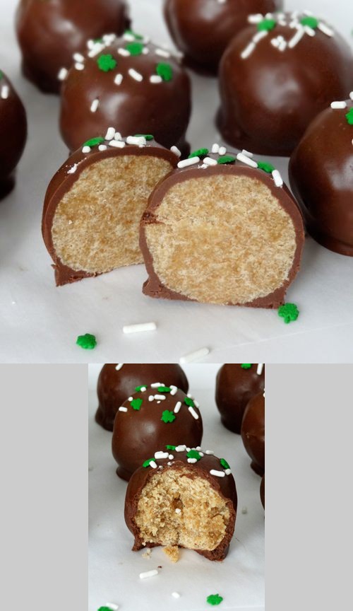 No Bake Baileys Irish Cream Cookie Balls