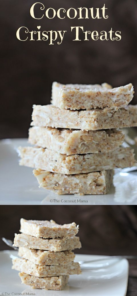 No-Bake Coconut Crispy Treats