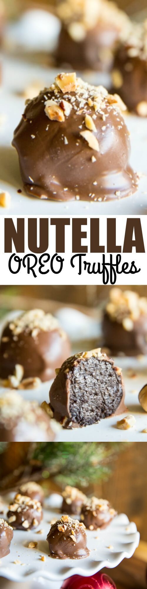 No Bake OREO Nutella Truffles