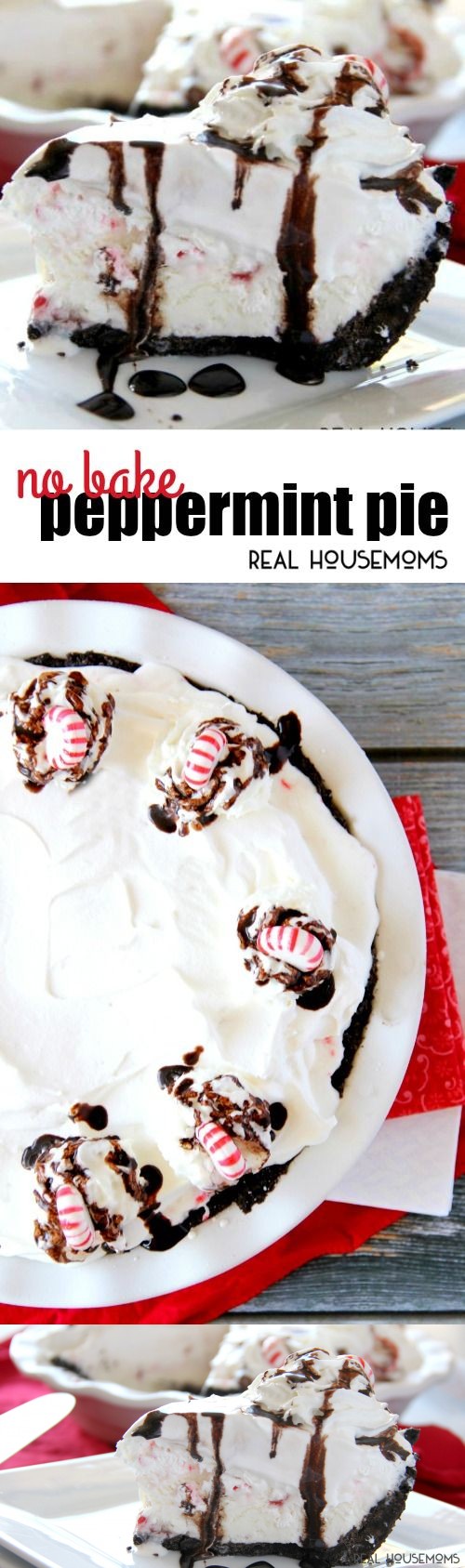 No Bake Peppermint Pie