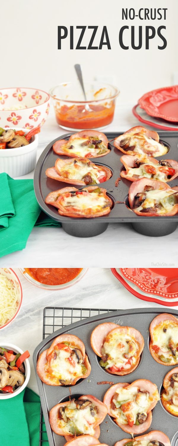 No-Crust Pizza Cups