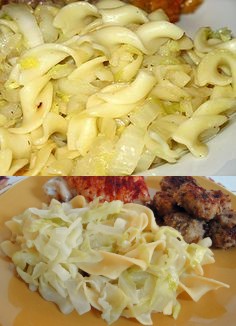 Noodles, Cabbage and Onions - Halushki