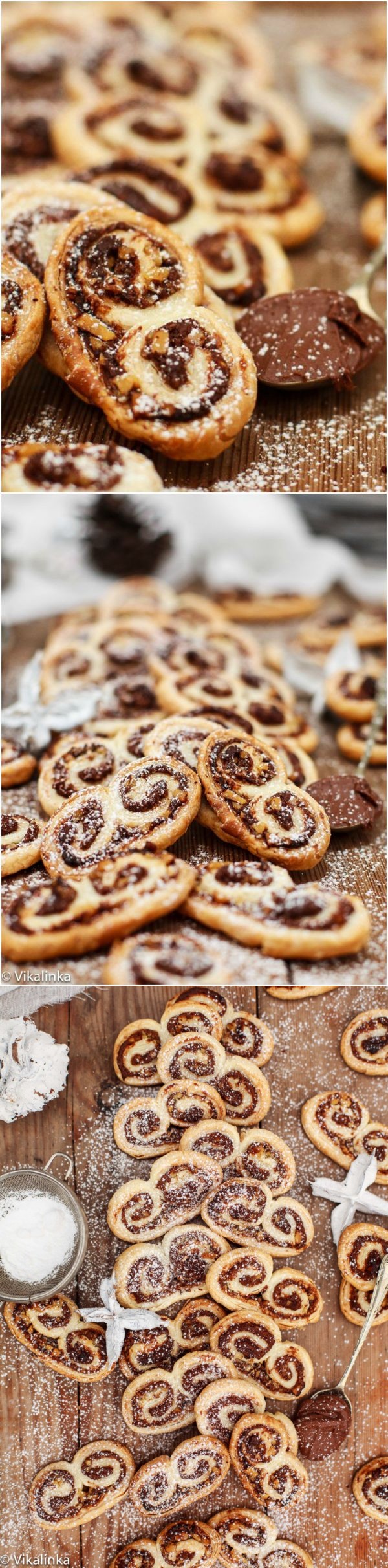 Nutella and Hazelnut Palmiers