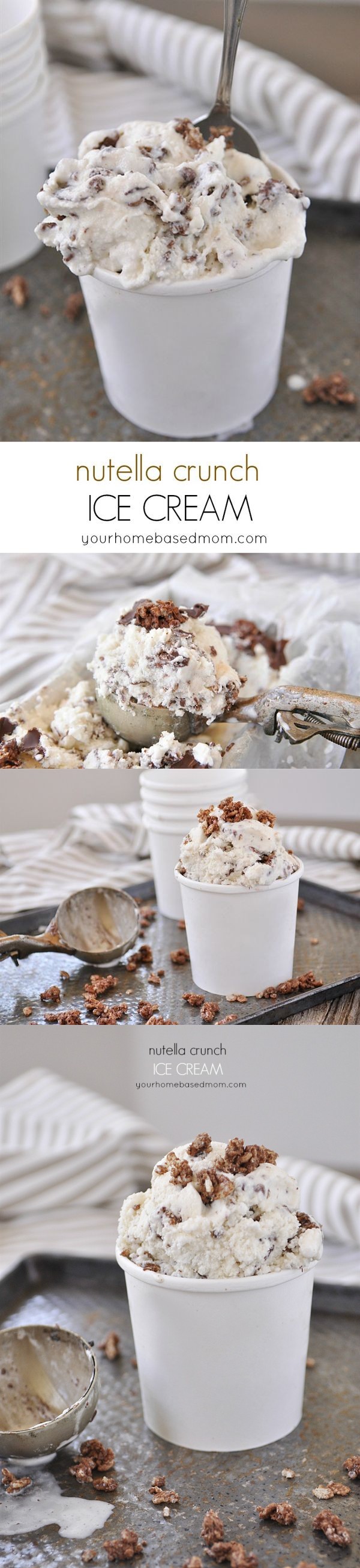 Nutella Crunch Ice Cream