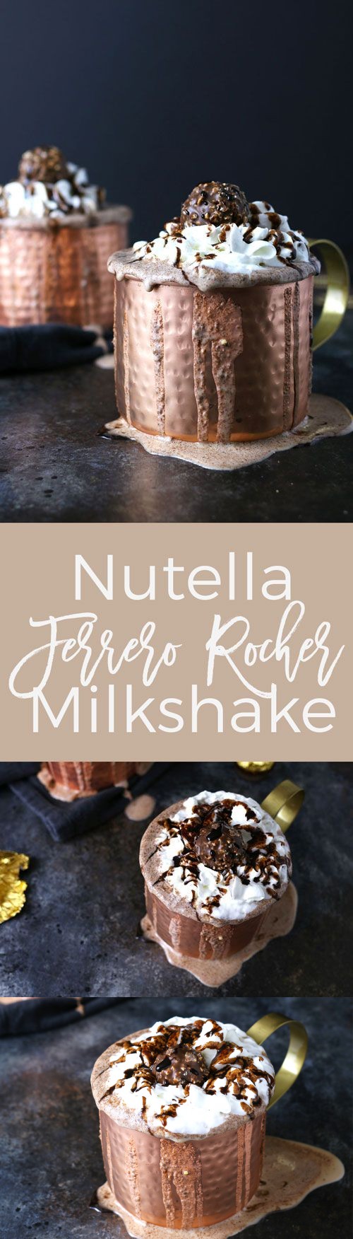 Nutella Ferrero Rocher Milkshake