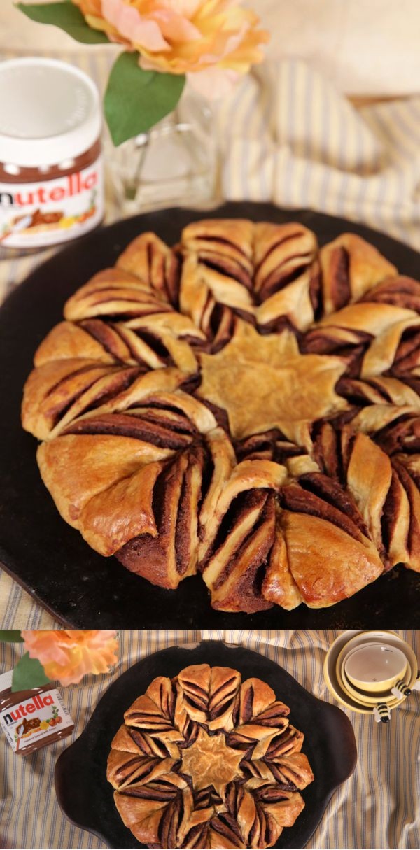 Nutella Tear-and-Share Croissant Star