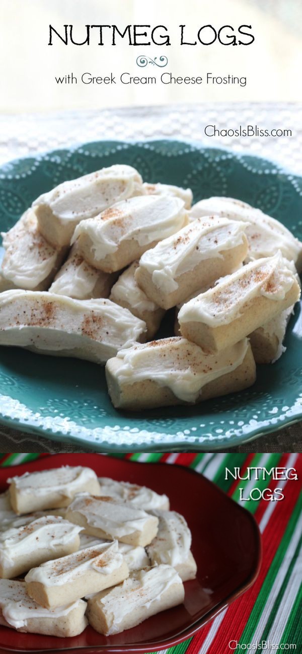 Nutmeg Logs Christmas Cookie