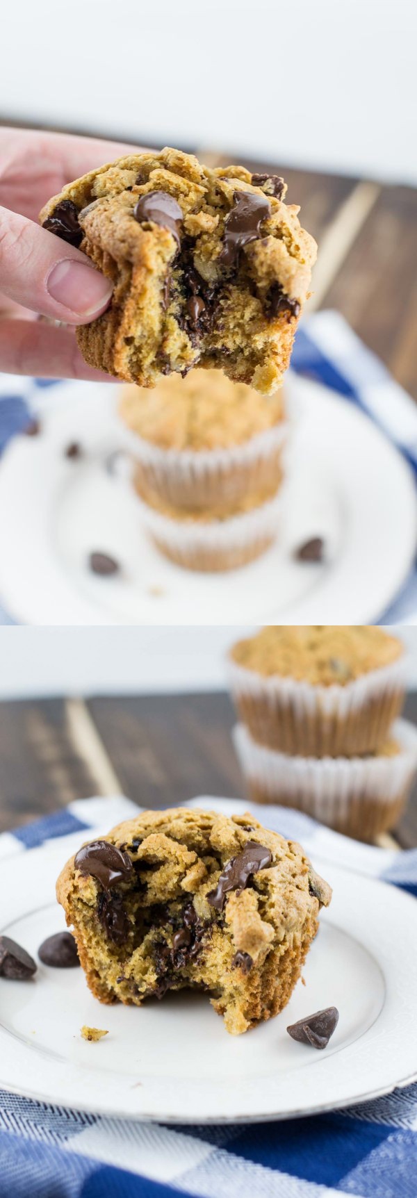 Oatmeal Chocolate Chip Cookie muffins