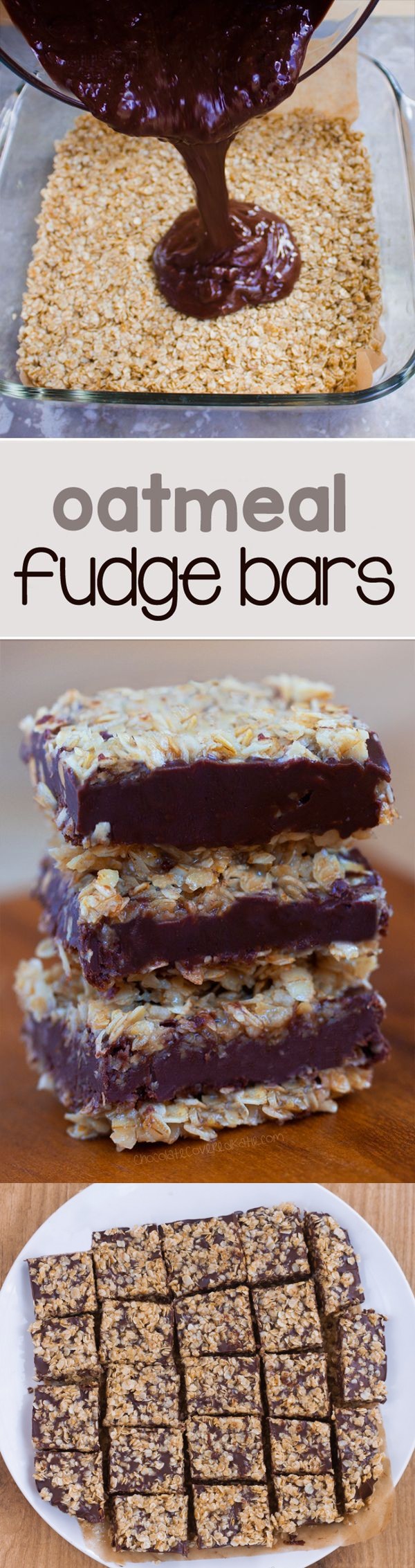 Oatmeal Chocolate Fudge Bars