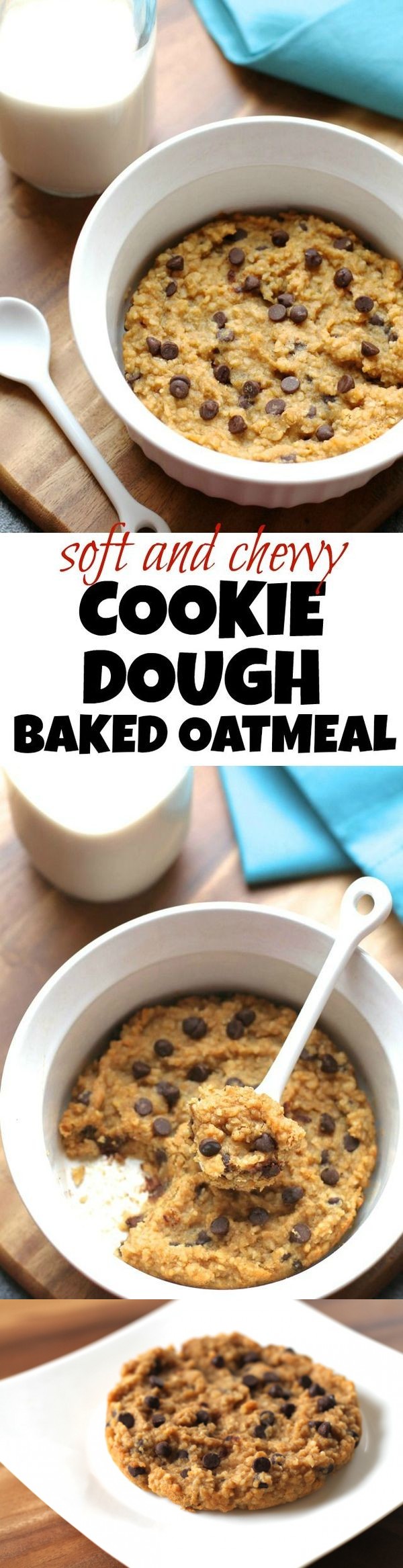 Oatmeal Cookie Dough Breakfast Bake