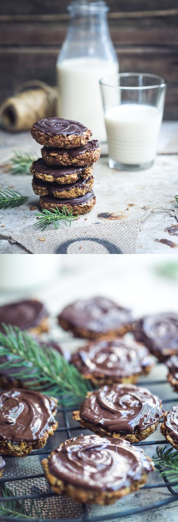 Oatmeal Date and Pecan Cookies