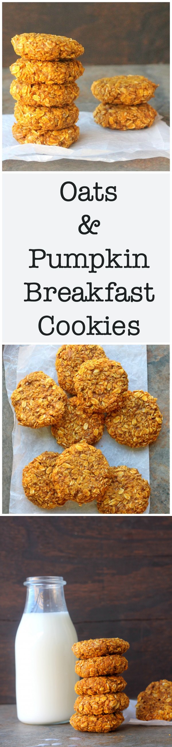 Oats & Pumpkin Breakfast Cookies