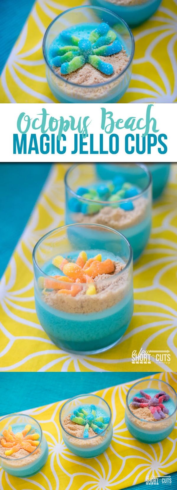 Octopus Beach Magic Jello Cups