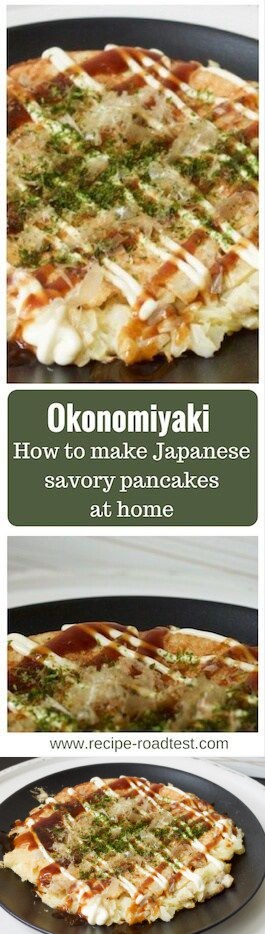 Okonomiyaki: Japanese style pancakes