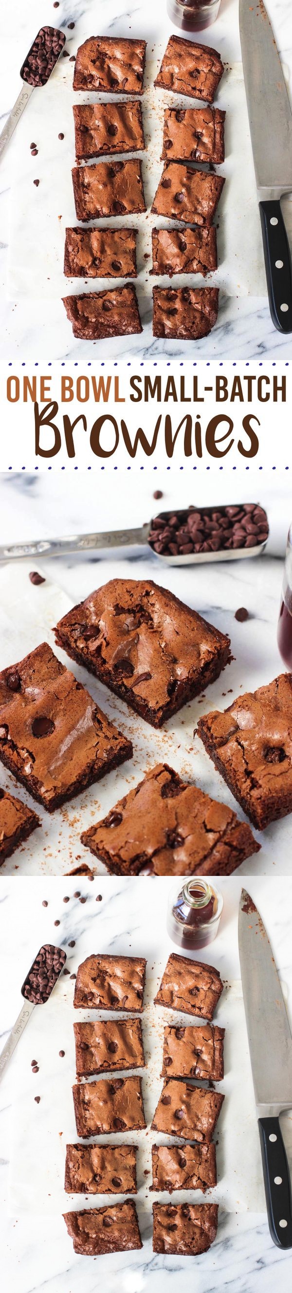 One Bowl Small-Batch Brownies