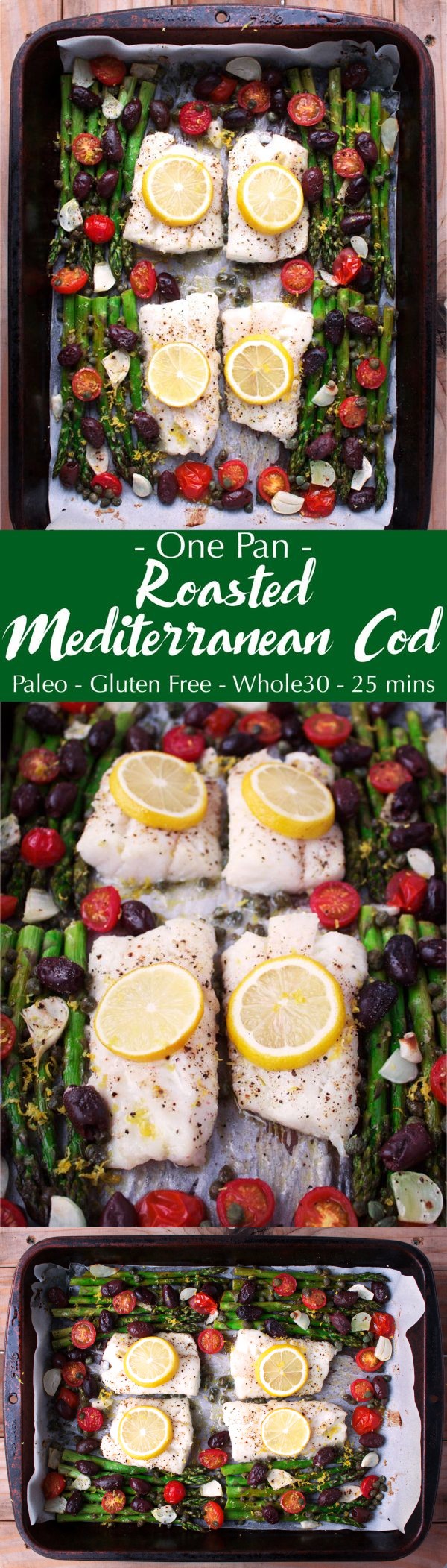 One Pan Roasted Mediterranean Cod