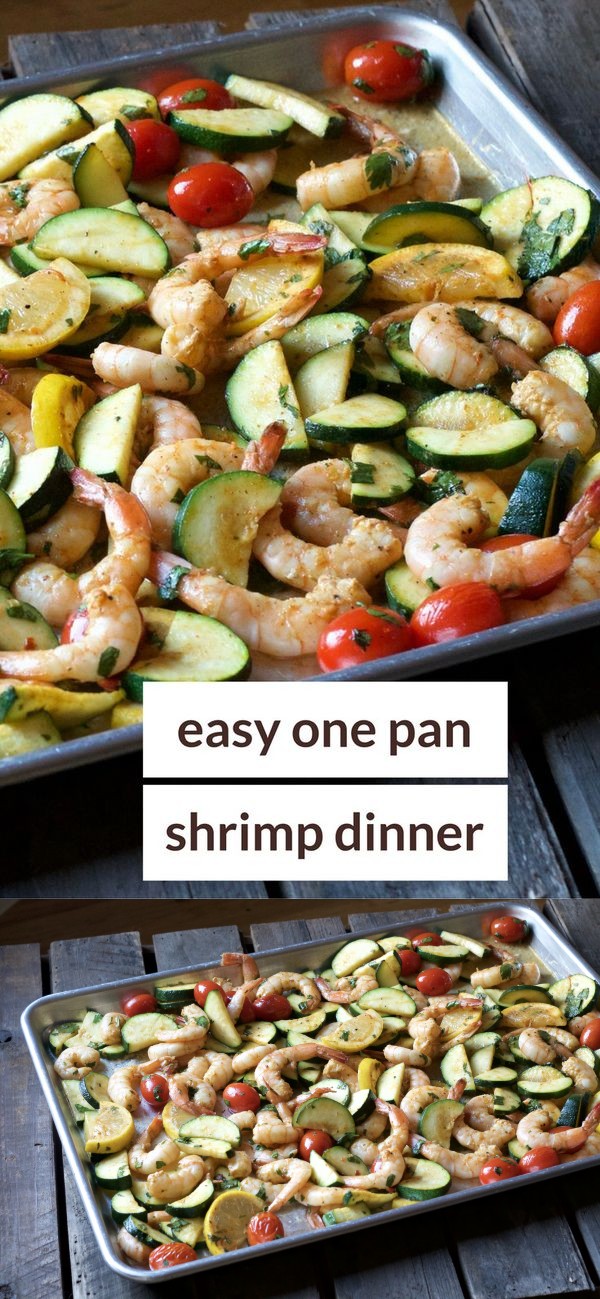 One Pan Shrimp and Vegetables - CE