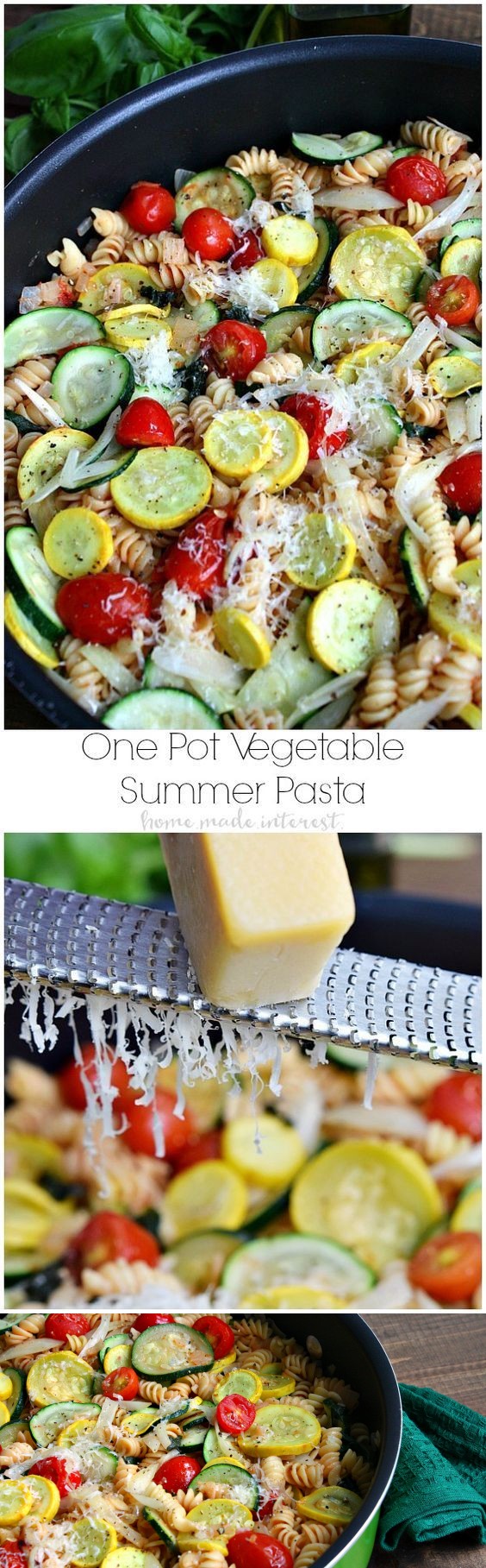 One Pot Summer Vegetable Pasta