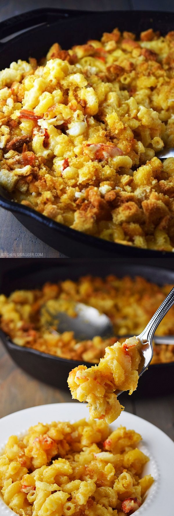 One Skillet Lobster Mac and Cheese