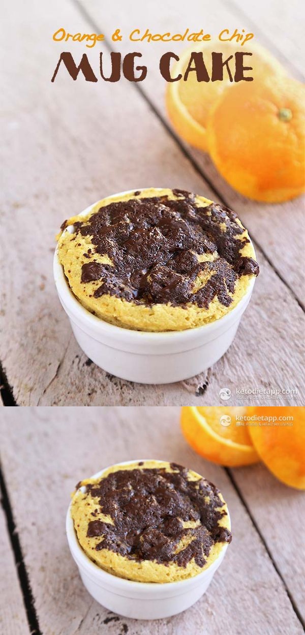 Orange & Chocolate Chip Mug Cake