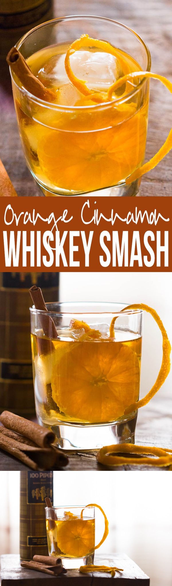 Orange Cinnamon Whisky Smash