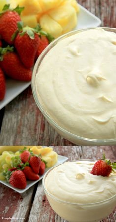 Orange Cream Fruit Dip