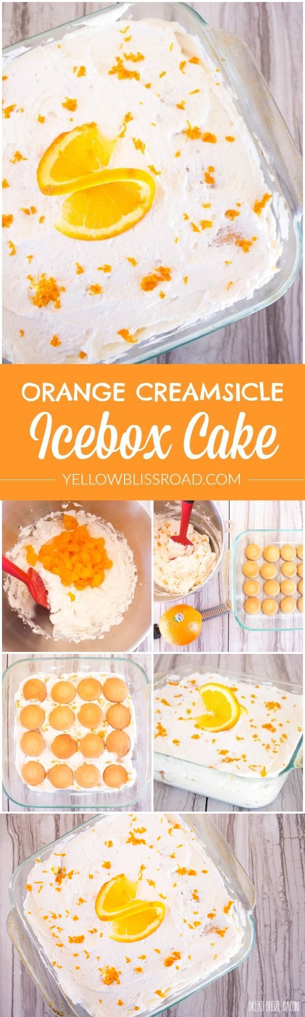 Orange Creamsicle Icebox Cake
